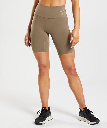 Gymshark Tränings Cycling Shorts Dam Bruna | SE 2360OKI